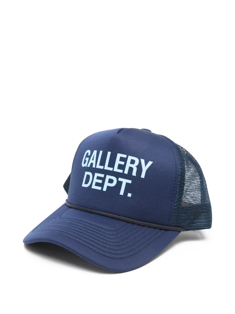 Blue hat, front view