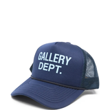 Blue hat, front view