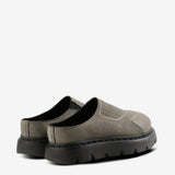 Grey shoes, back view