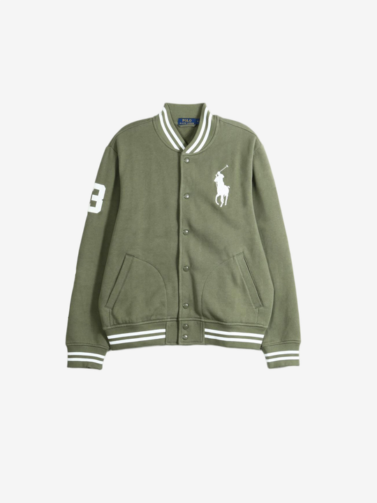 Green jacket, front view