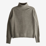 Grey knitwear, front view