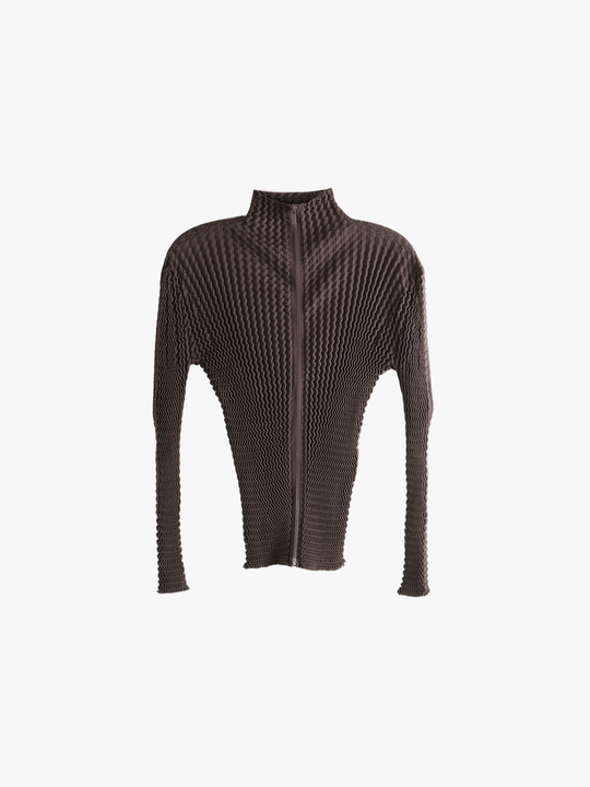 Brown jacket, front view