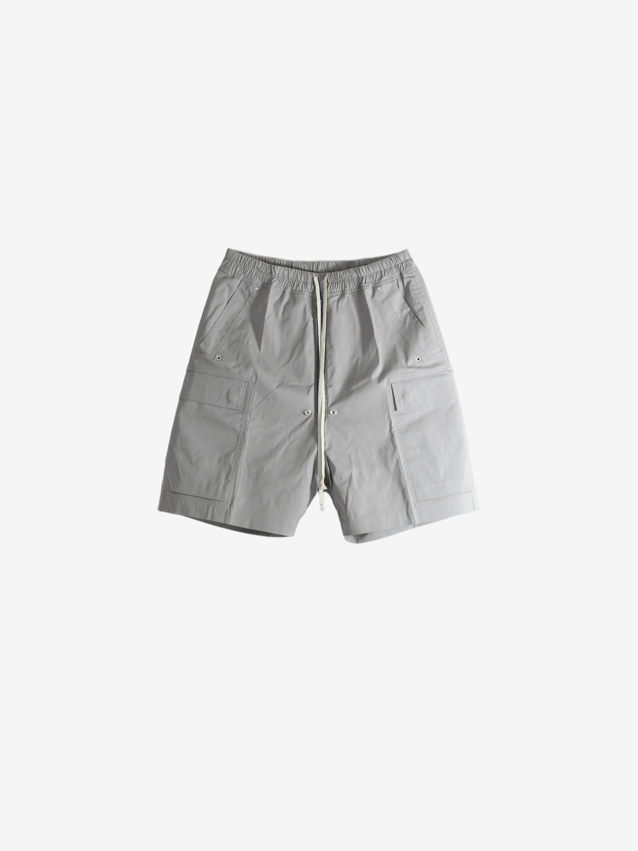 Grey shorts, front view