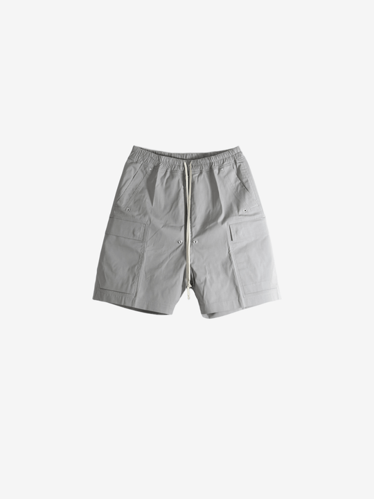 Grey shorts, front view