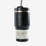 Black tumbler,front view