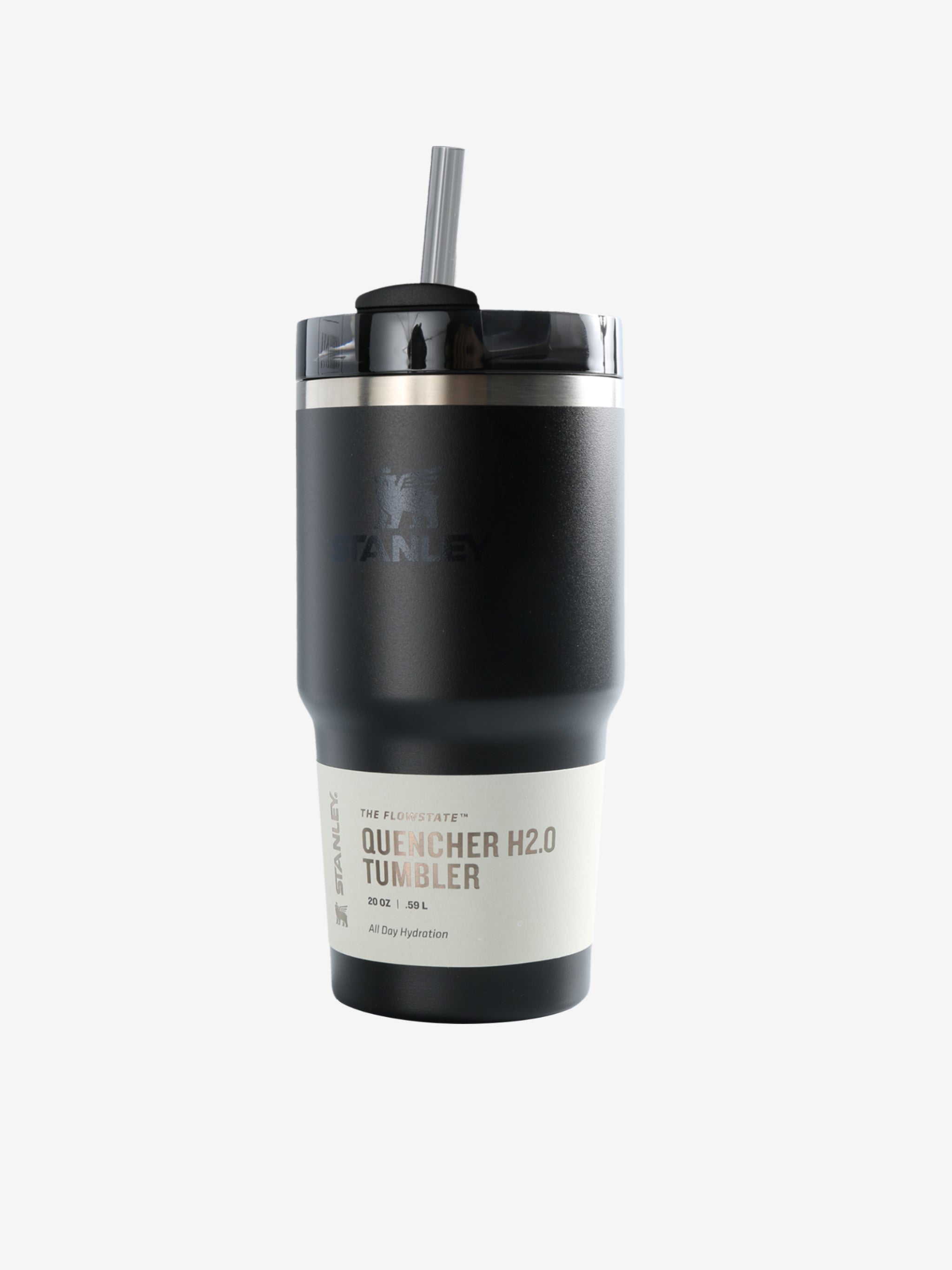 Black tumbler,front view