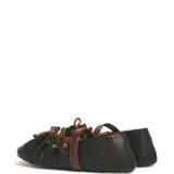 black flats, side view