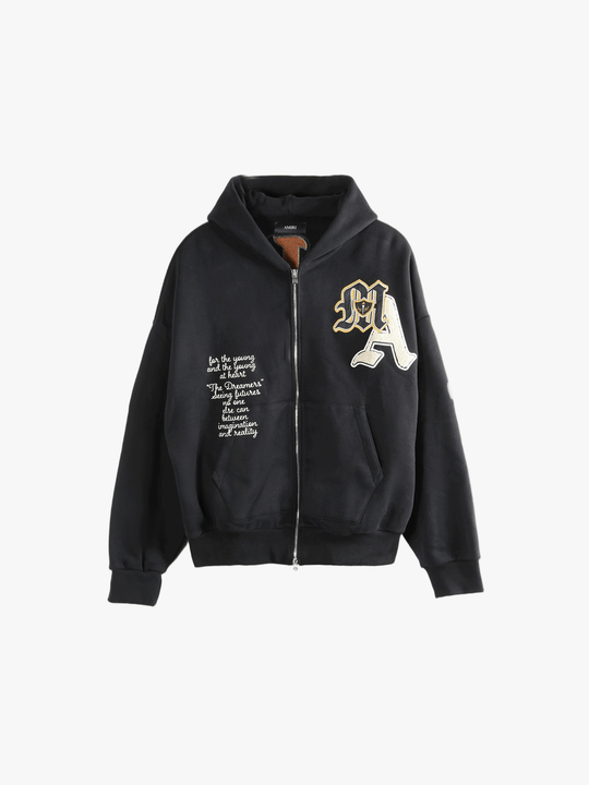 Black jackets, front view