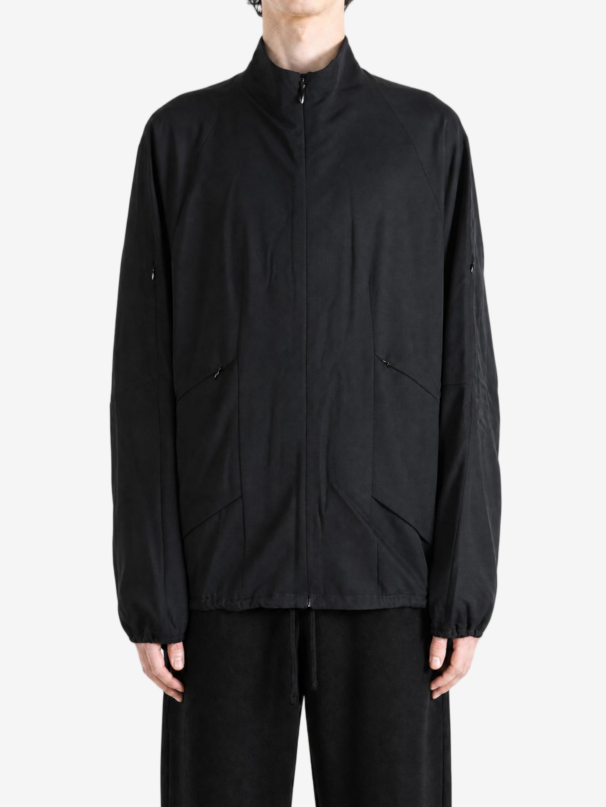 Black jacket, full body view