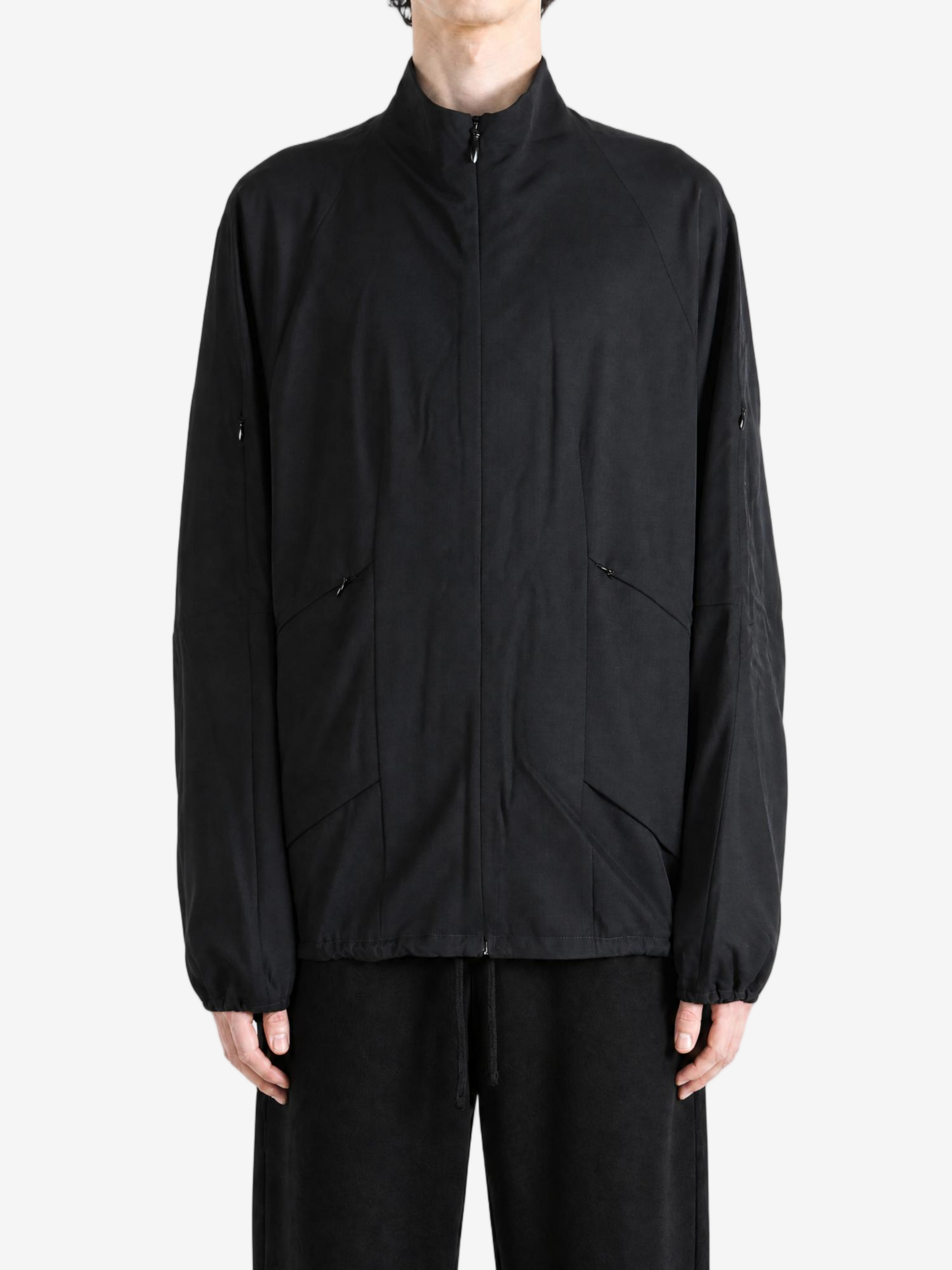 Black jacket, full body view