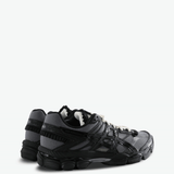 Black shoes, back view