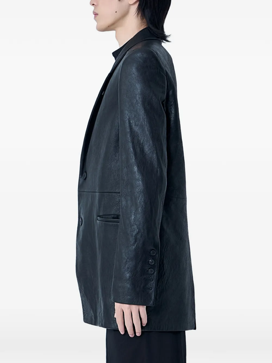 black jackets-coats worn by a person,show the jackets-coats fit