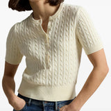 POLO RALPH LAUREN - Women Pima Henley Sweather