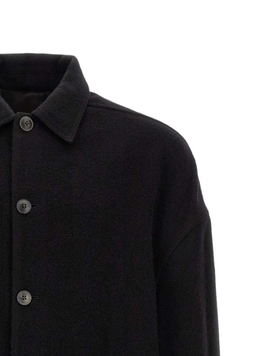Black jacket, front view