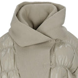 Close up of Tan jacket, showing detail