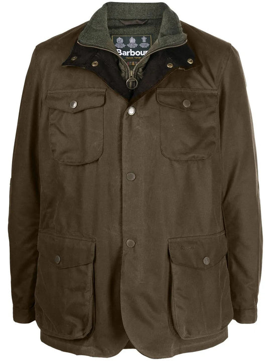 Green jacket, front view