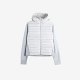 White hoodie, front view