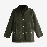 Green jacket, front view