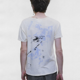 Tan t-shirt, full body view