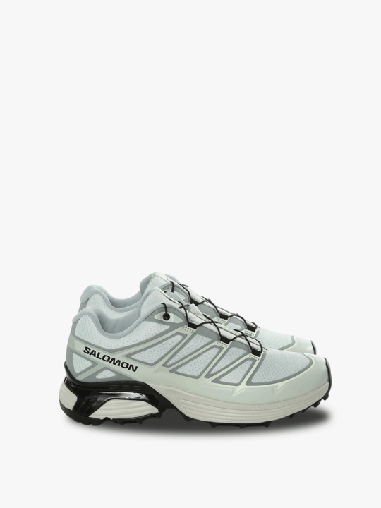 Green sneakers, side view