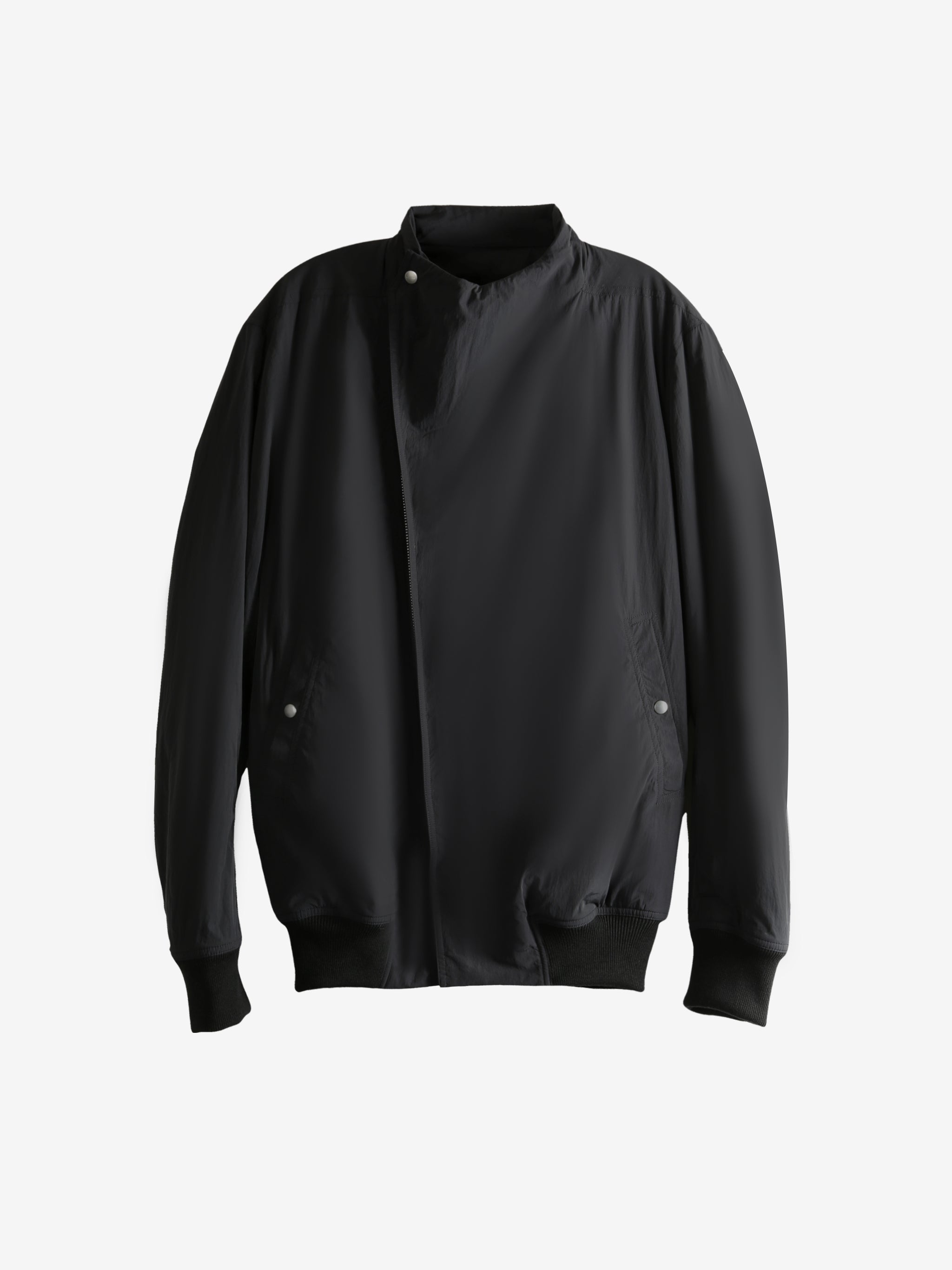 Black jacket, front view