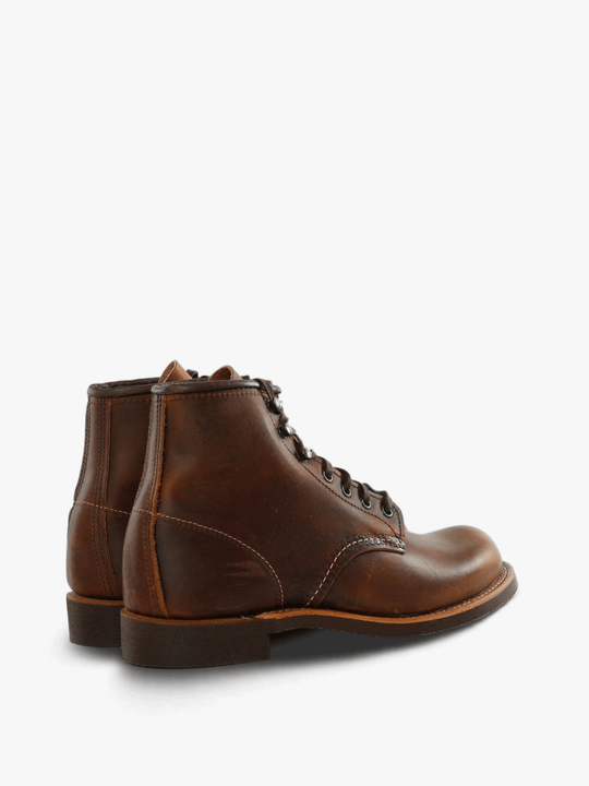 Brown boots, side view