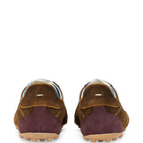Brown shoes, back view