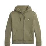 Green hoodie, front view