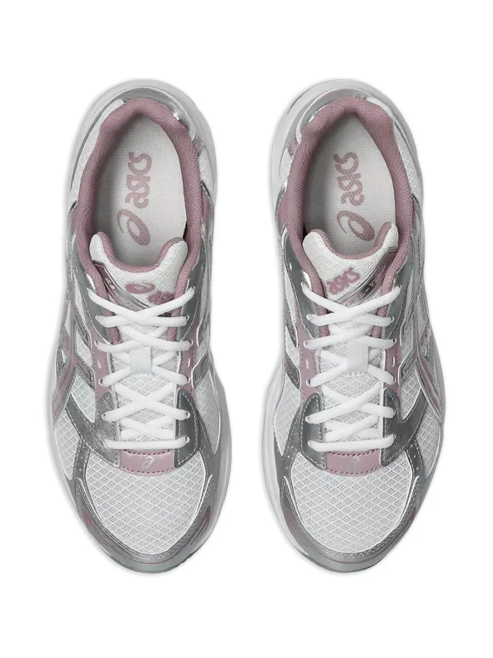 White sneakers, top view