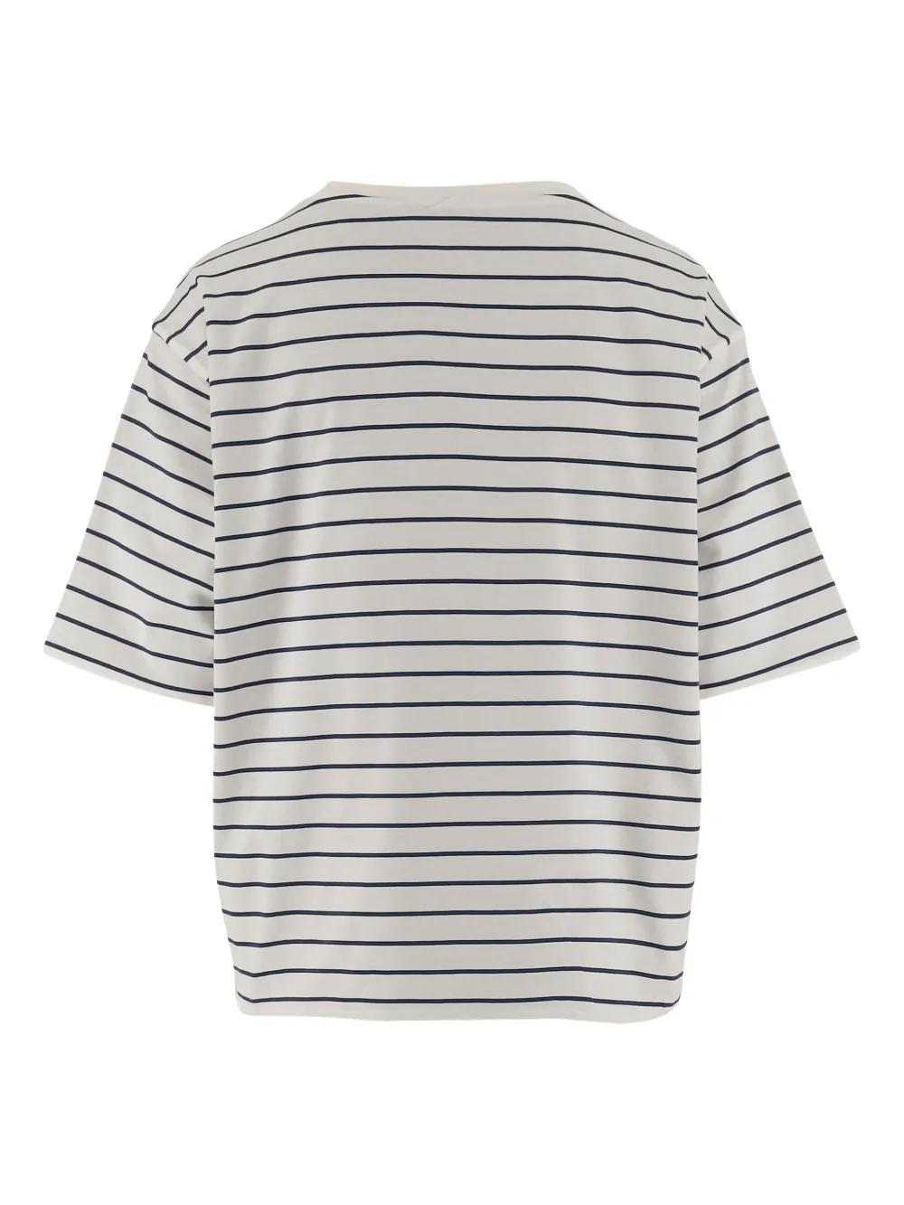 White shirt, back view