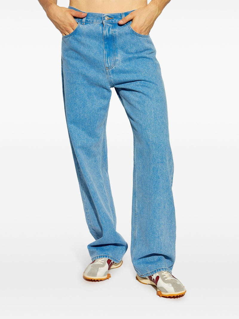 MARNI - Men Organic Straight Leg Denim Jeans