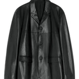 Black jacket, front view