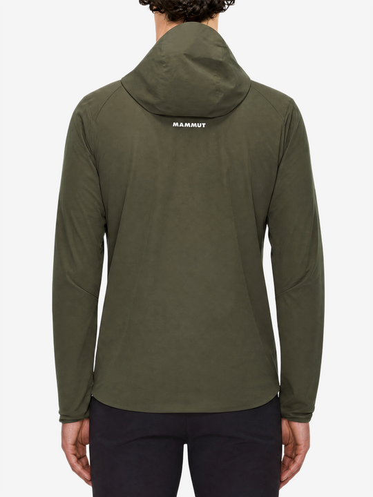 Green jacket, full body view