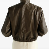 Brown jacket, front view