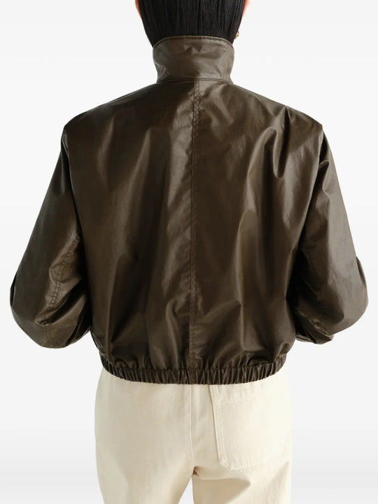 Brown jacket, front view