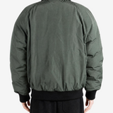 Green jacket, full body view