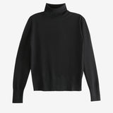 Black sweater, front view