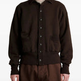 Brown jacket, front view