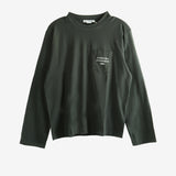 Black t-shirts, front view