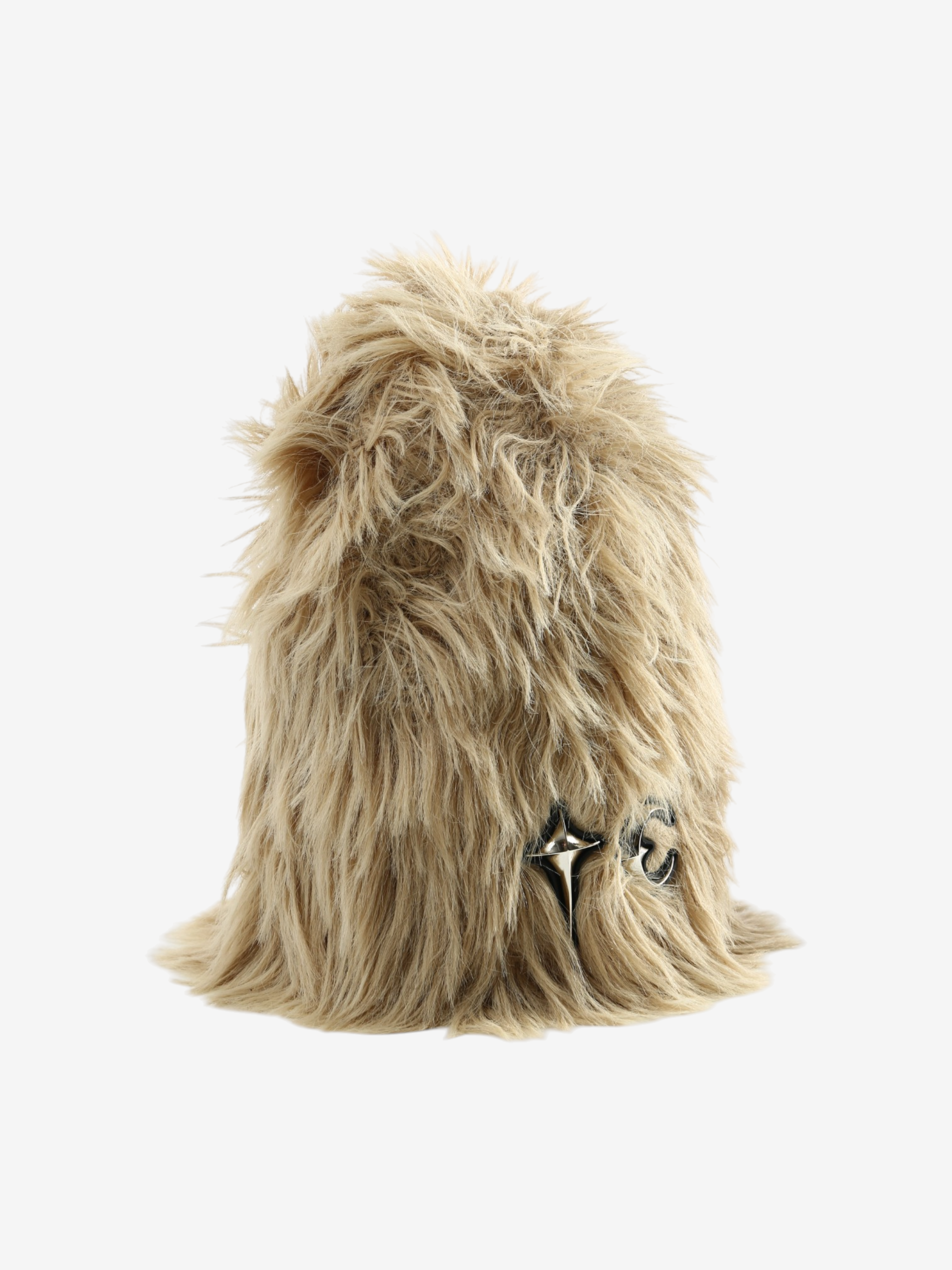 Tan hat, front view
