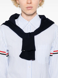 THOM BROWNE - Women Classic Button Down Point Collar Shirt