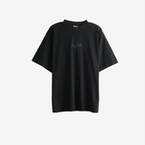 Black t-shirt, front view