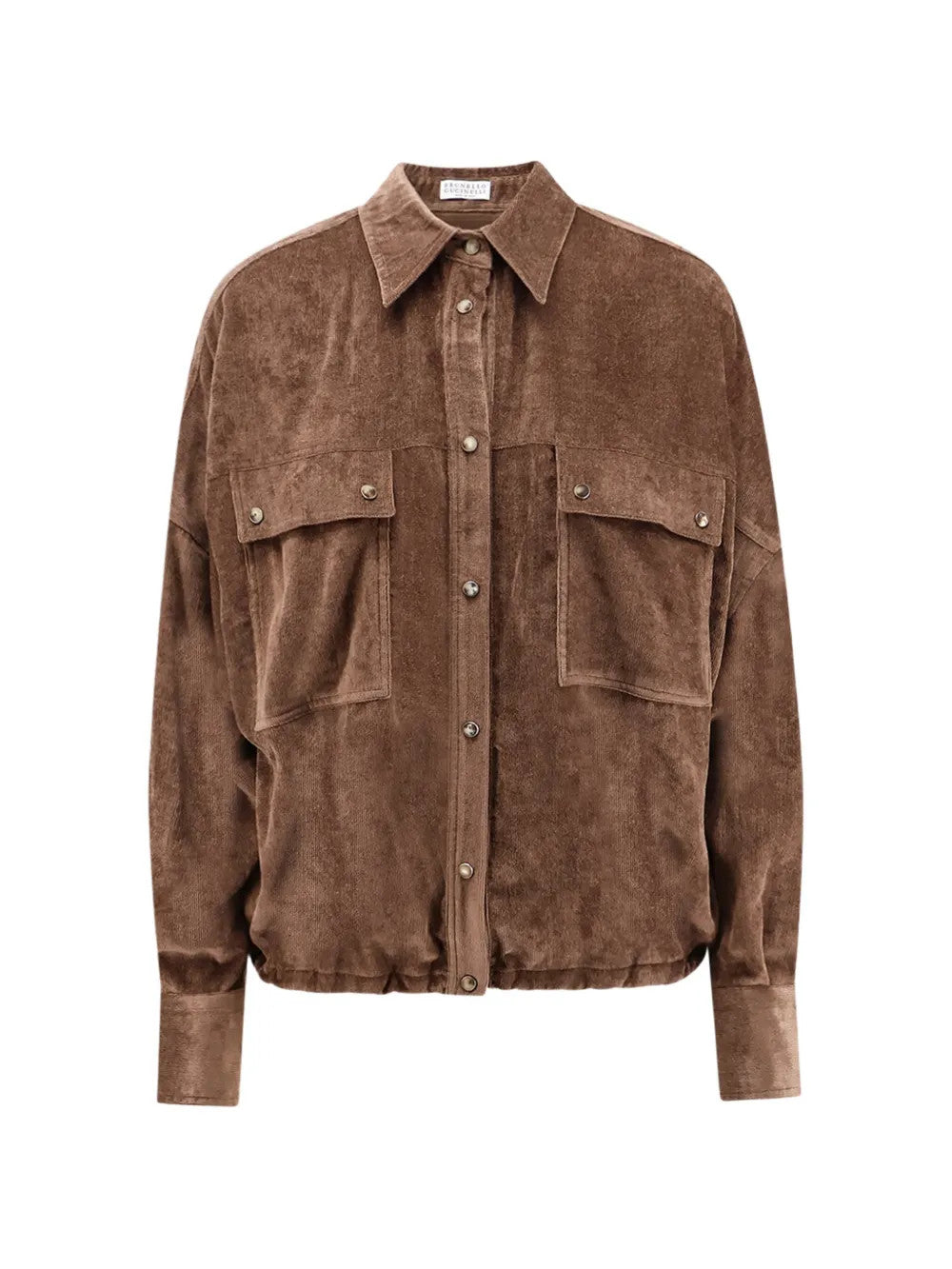 Brown shirt, front view