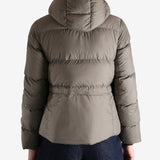 Grey jacket worn by a person, showing the jacket's fit