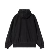 Black jacket, back view