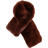 Brown scarf, front view
