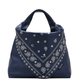 Blue bags,front view