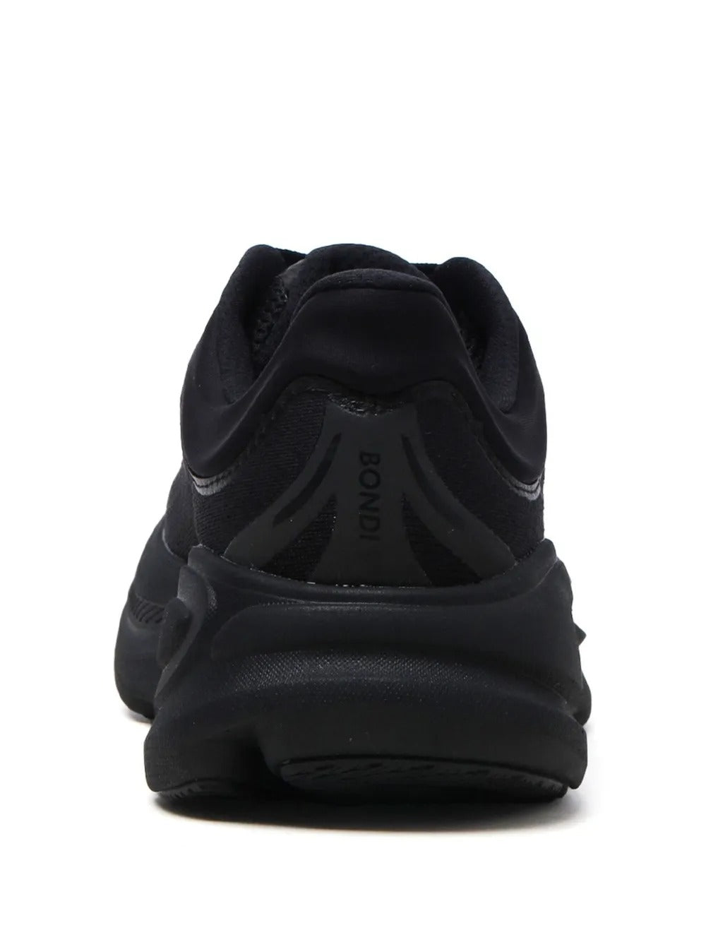 Black sneakers,back view