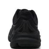 Black sneakers,back view