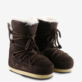 Brown boot, side view